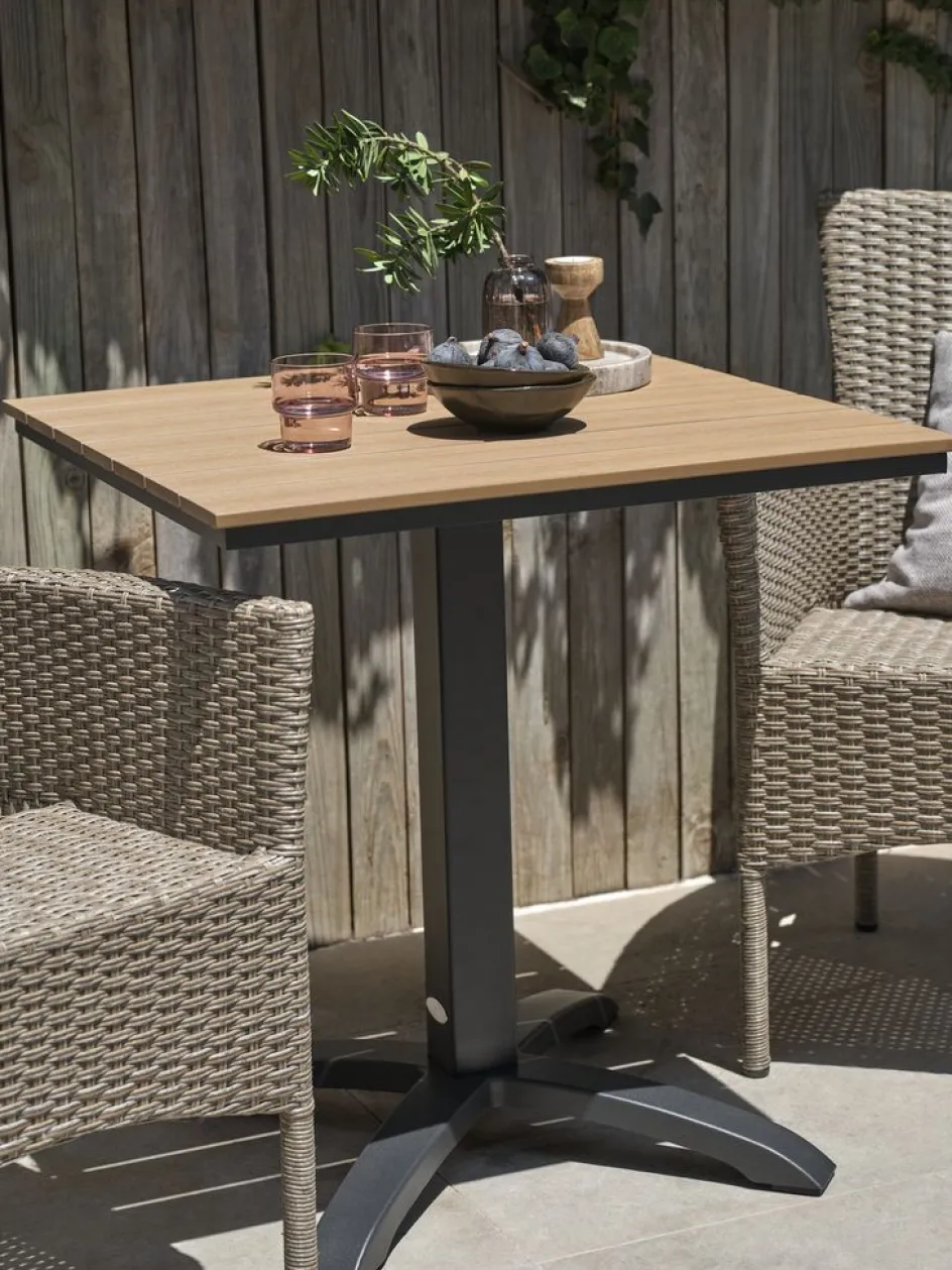 Clearance HOBROMesa de balcón HOBRO A70xL70 Mesas De Jardín