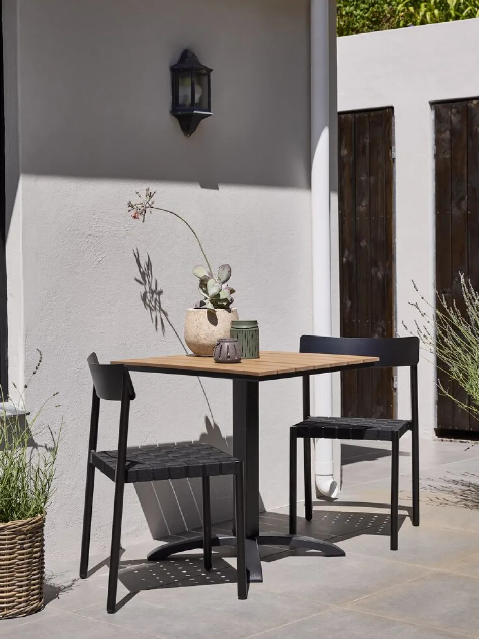 Clearance HOBROMesa de balcón HOBRO A70xL70 Mesas De Jardín