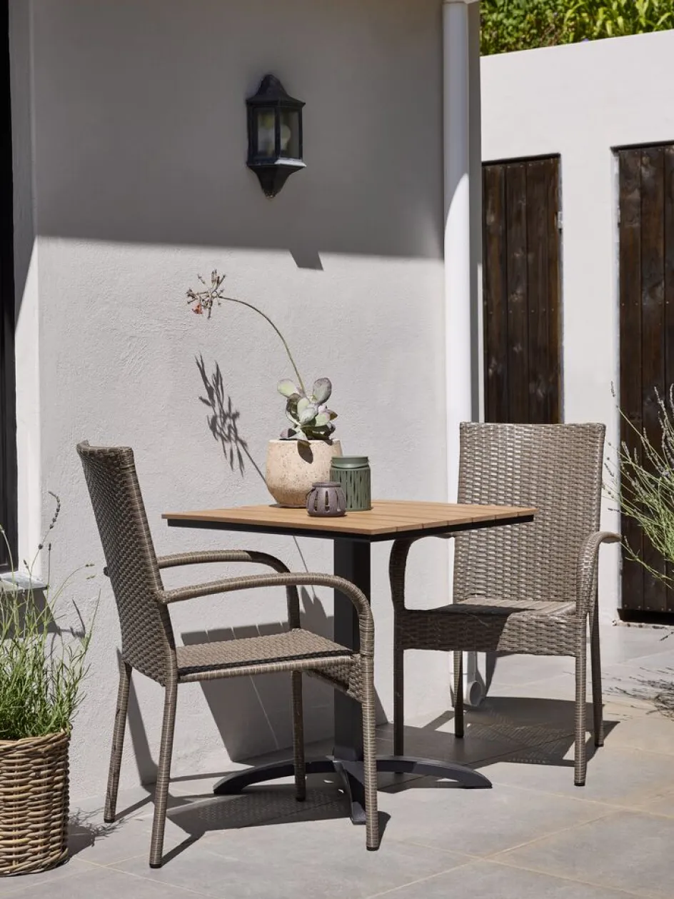 Clearance HOBROMesa de balcón HOBRO A70xL70 Mesas De Jardín