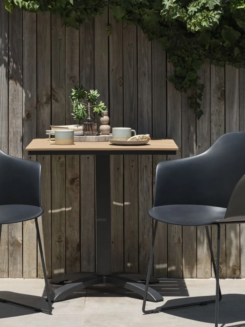 Clearance HOBROMesa de balcón HOBRO A70xL70 Mesas De Jardín