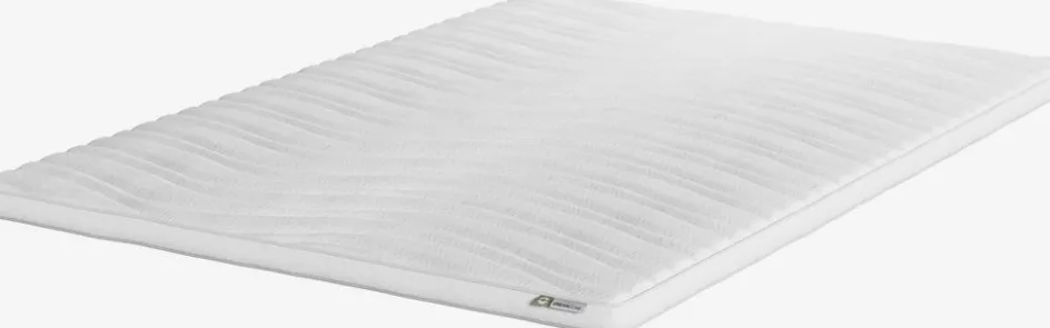 Clearance HOPENGOLDTopper 135x190cm HOPEN blanco Toppers|90 X 190 Cm