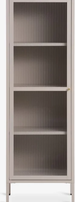 Online HOPTRUPVitrina HOPTRUP 1 puerta beis Vitrinas|Vitrinas