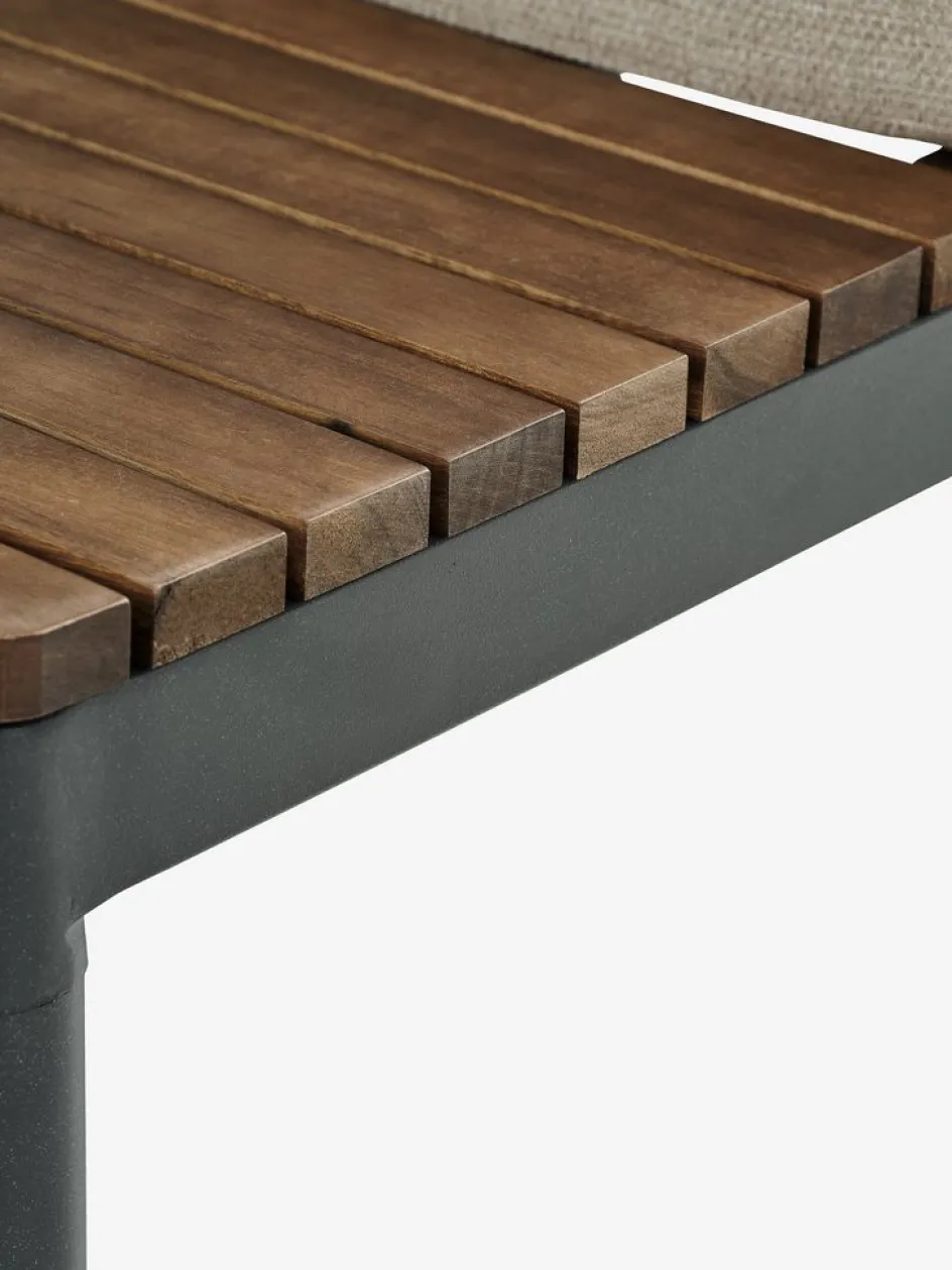Outlet HOUConjunto jardín HOU chaise longue 6 plazas madera dura Conjuntos Mesa Y Sillas De Jardín|Muebles De Jardín