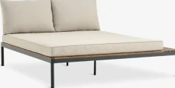 Outlet HOUConjunto jardín HOU chaise longue 6 plazas madera dura Conjuntos Mesa Y Sillas De Jardín|Muebles De Jardín
