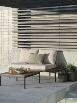 HOUMódulo de jardín mesa HOU A75xL75 madera dura Mesas De Jardín|Muebles De Jardín