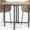 Best HOVVIG + TUERNEMesa HOVVIG L10/90 + 2 sillas TUERNE natural Conjuntos Mesa Y Sillas De Jardín