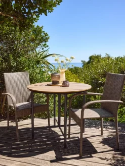 Sale HOVVIGMesa de jardín HOVVIG Ø90xL18/90 natural Mesas De Jardín