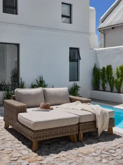 Sale HUSAATumbona HUSAA A88xL162 derecha natural Muebles De Jardín|Tumbonas