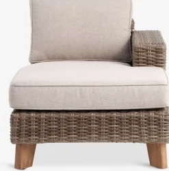 Outlet HUSAATumbona HUSAA A88xL162 izquierda natural Muebles De Jardín|Tumbonas