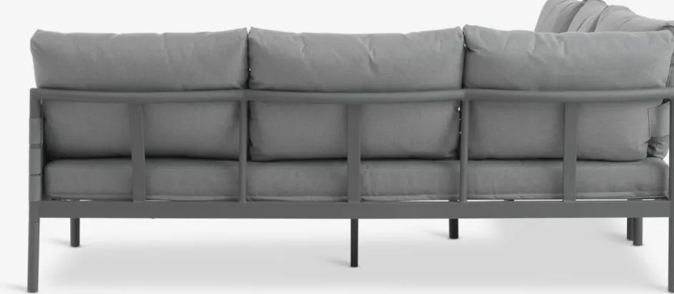 Outlet IANOConjunto muebles jardín IANO 5 plazas gris Conjuntos Mesa Y Sillas De Jardín|Muebles De Jardín