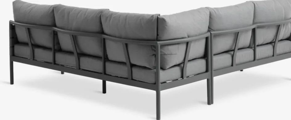 Outlet IANOConjunto muebles jardín IANO 5 plazas gris Conjuntos Mesa Y Sillas De Jardín|Muebles De Jardín