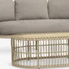 Outlet ILLERUPConjunto muebles jardín ILLERUP 4,5 plazas natural Conjuntos Mesa Y Sillas De Jardín|Muebles De Jardín