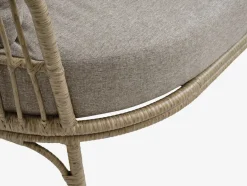 Outlet ILLERUPConjunto muebles jardín ILLERUP 4,5 plazas natural Conjuntos Mesa Y Sillas De Jardín|Muebles De Jardín