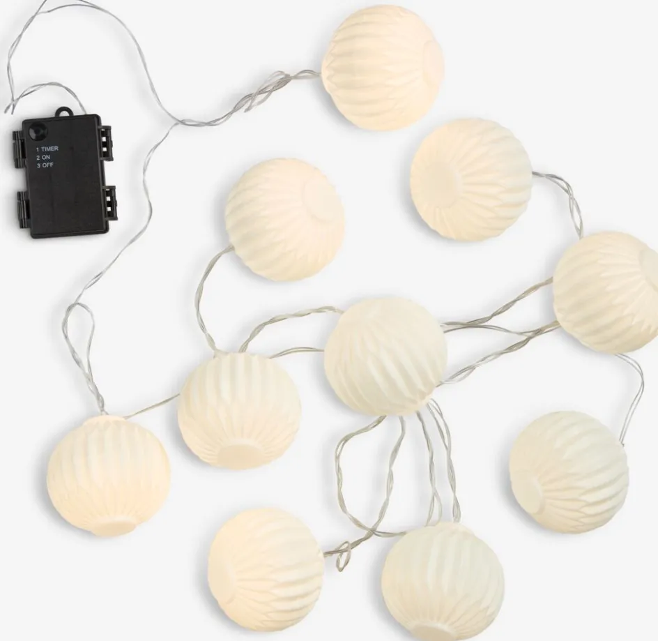 Online ISFUGLGuirnalda de luces exterior ISFUGL L315cm 10 LED blanco Iluminación Exterior