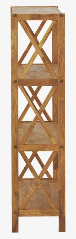 JANNERUPEstantería JANNERUP ancha 4 estantes roble natural Estanterias Y Librerías|Estanterias Y Librerías