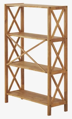 JANNERUPEstantería JANNERUP ancha 4 estantes roble natural Estanterias Y Librerías|Estanterias Y Librerías