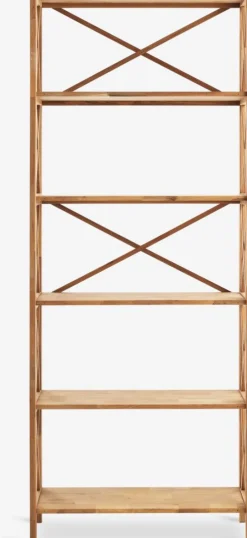 JANNERUPEstantería JANNERUP ancha 6 estantes roble natural Estanterias Y Librerías|Estanterias Y Librerías
