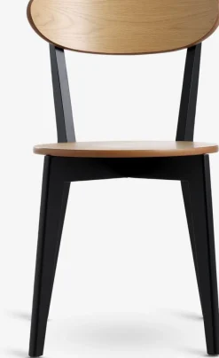 Hot JEGINDSilla de comedor JEGIND roble natural /negro Sillas De Comedor