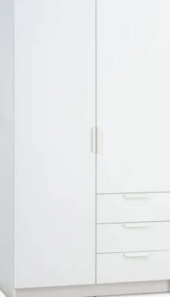Discount JENSLEVArmario JENSLEV 96x176 2 puertas 3 cajones Armarios|Todos Los Armarios