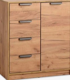 Outlet JENSLEVCómoda 4 cajones 1 puerta JENSLEV Cómodas|Cómodas
