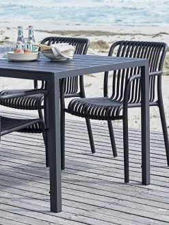 Online JERSOREMesa de jardín JERSORE A80xL140 negro Mesas De Jardín