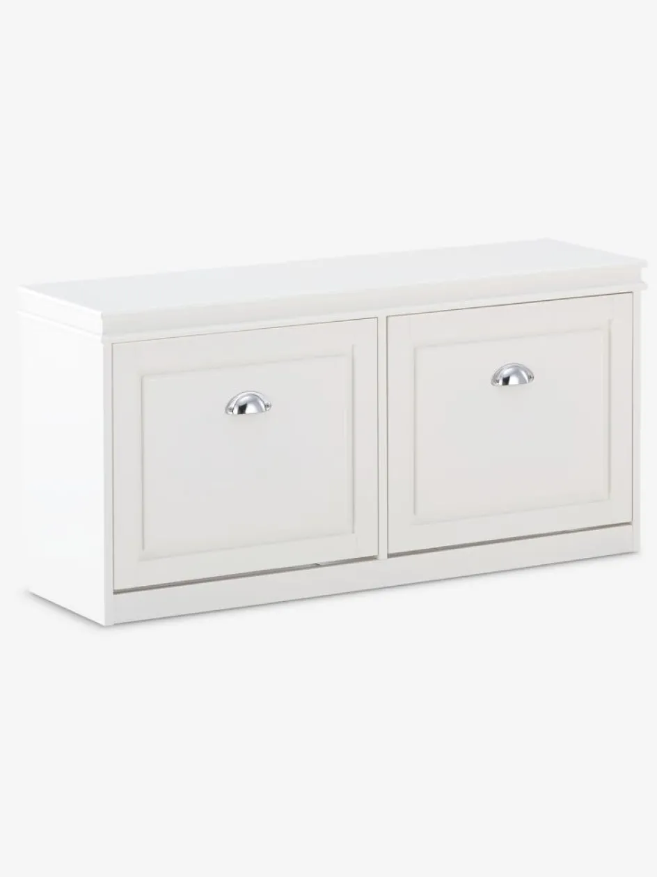 Discount JERUPZapatero/banco JERUP 2 compartimentos blanco Zapateros|Zapateros