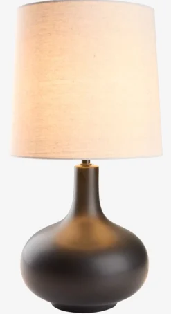 Discount JOACHIMLámpara de mesa JOACHIM Ø27xA5cm beis/negro Lámparas