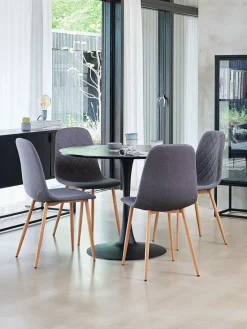 Discount JONSTRUPSilla de comedor JONSTRUP tela /color roble natural Sillas De Comedor