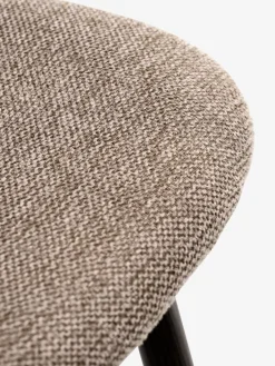 Outlet JONSTRUPSilla de comedor JONSTRUP tela beis/color roble oscuro Sillas De Comedor