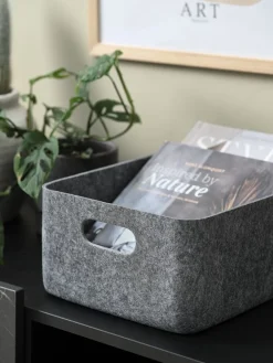 JOSEFCesta JOSEF A25xL33xA14cm gris Todas Las Cestas|Cestas Y Cajas