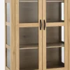 Sale JUNGENVitrina JUNGEN 2 puertas 1 cajón color roble cálido Vitrinas|Vitrinas