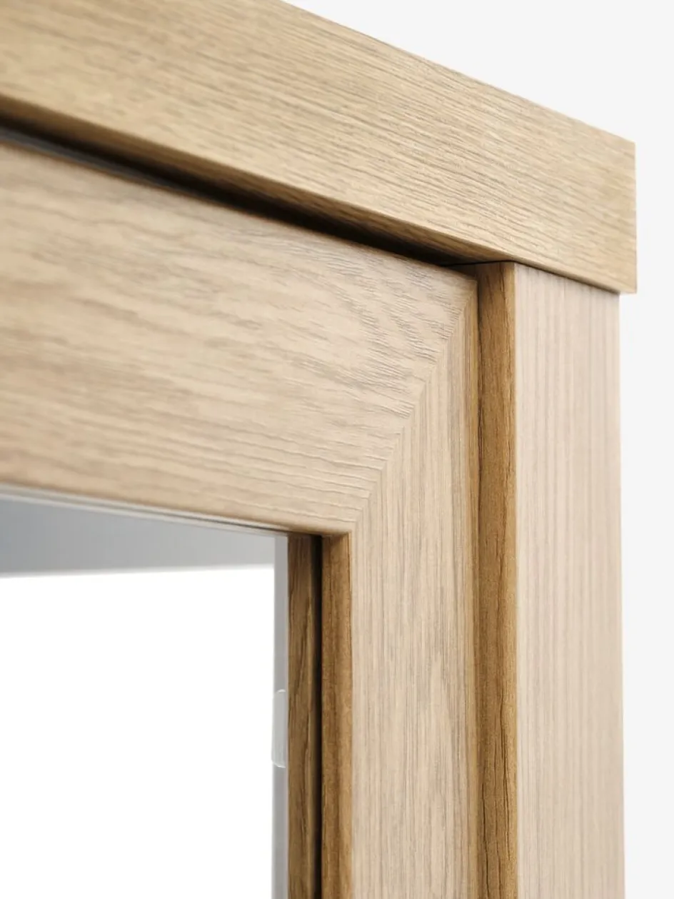 Sale JUNGENVitrina JUNGEN 2 puertas 1 cajón color roble cálido Vitrinas|Vitrinas