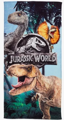 JURASSIC WORLDToalla de ducha velur JURASSIC WORLD 70x140 Niños Toallas Para Niños|Toallas De Lavabo