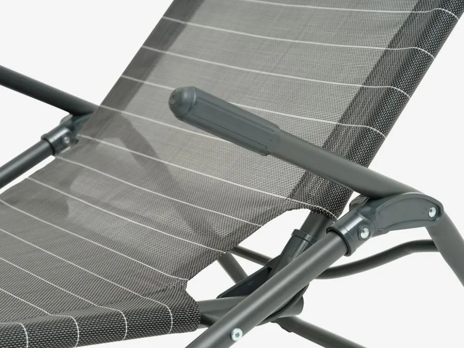 Discount KALMARSillón relax KALMAR A60xL168 gris Tumbonas|Muebles De Jardín