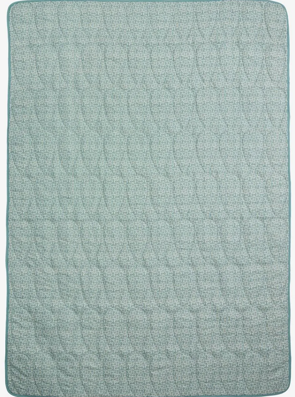 Hot KAMILLEManta acolchada KAMILLE 140x200 blanco/turquesa Mantas