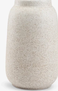 Clearance KARLANTONJarrón KARLANTON Ø14xA23cm blanco Jarrones