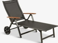 Sale KARLSHAMNTumbona KARLSHAMN A81xL190 gris oscuro Muebles De Jardín|Tumbonas