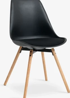 Best KASTRUPSilla de comedor KASTRUP negro/roble Sillas De Comedor