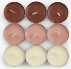 Hot KENNIVelas pequeñas KENNI 18 unidades vainilla Velas Aromáticas