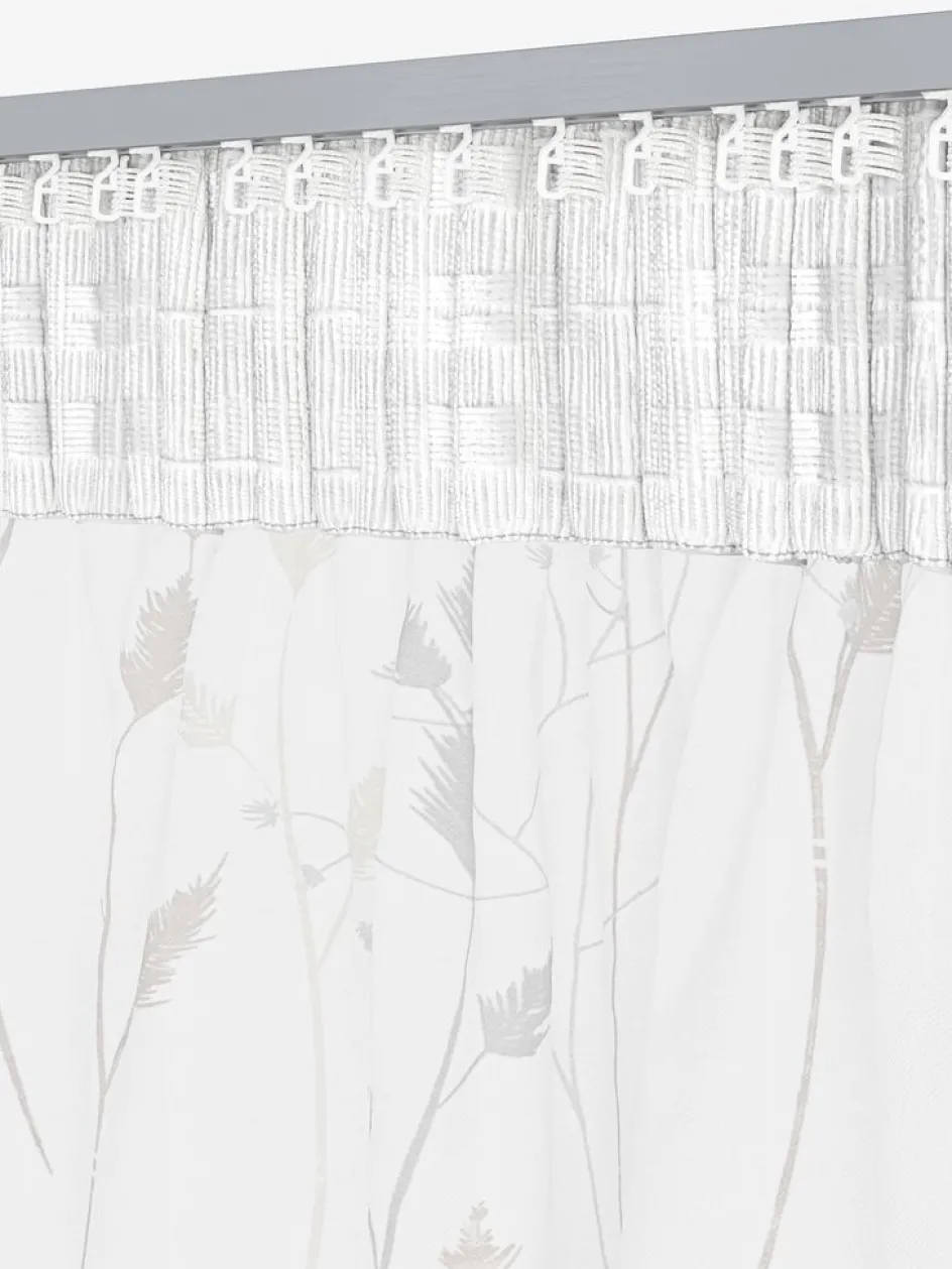 Outlet KINNCortina KINN 1x140x300 flores Cortinas Traslúcidas
