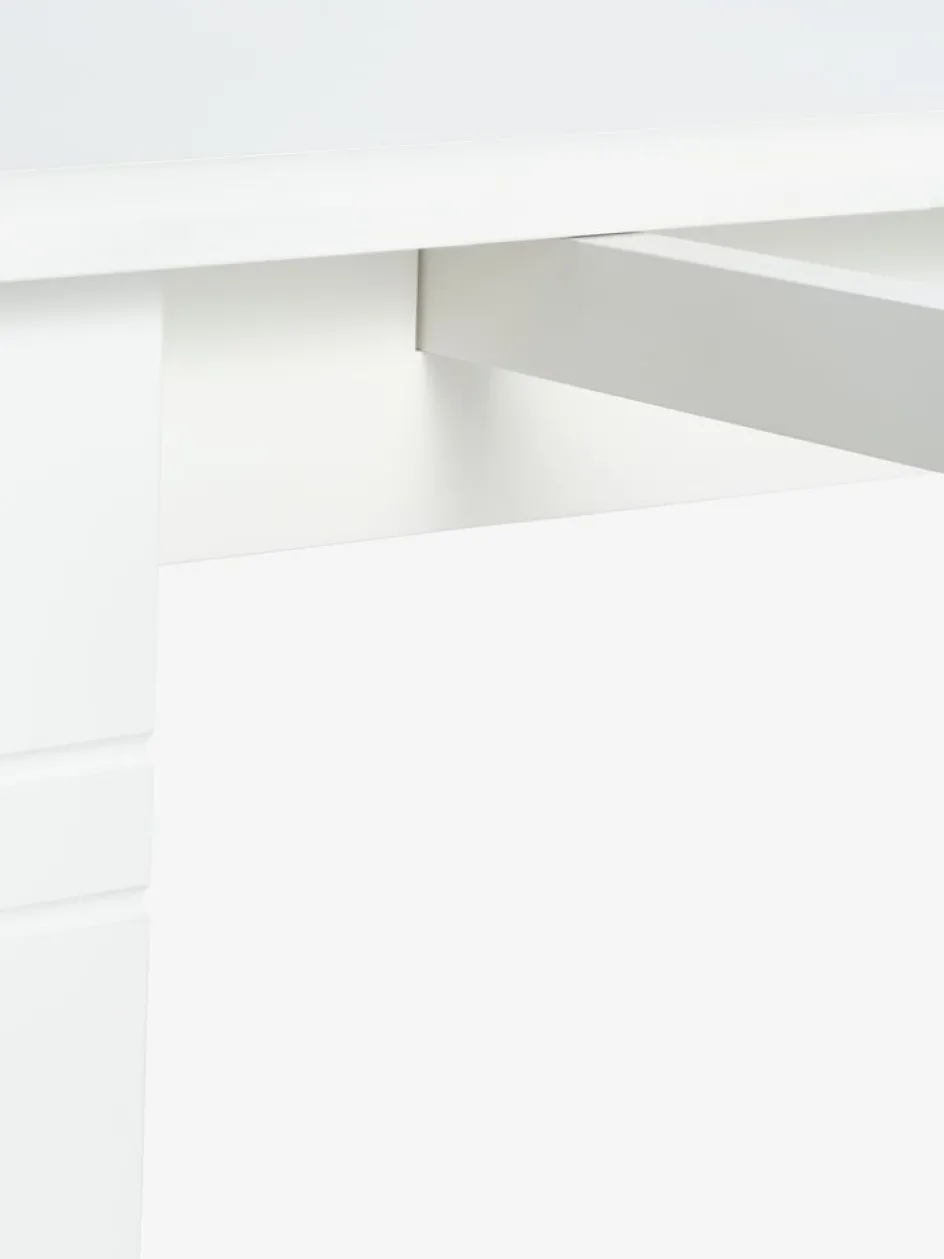 Sale KIRKEBYMesa de comedor KIRKEBY 80x130/220 blanco Mesas De Comedor
