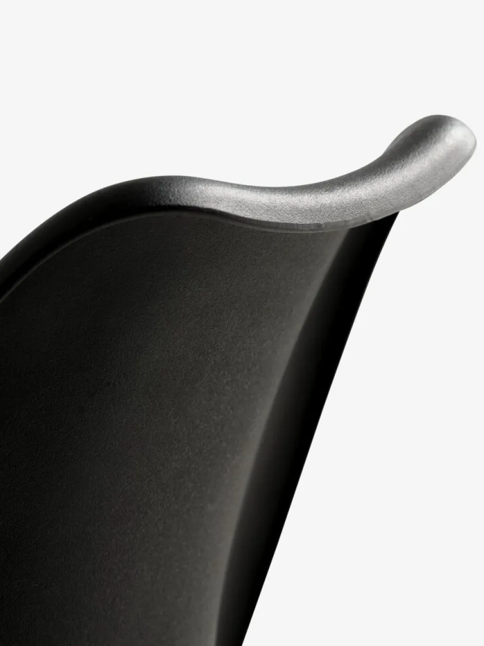 Discount KLARUPSilla de comedor KLARUP polipiel negro/negro Sillas De Comedor