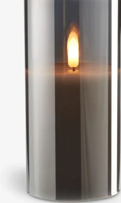 Hot KLAUSVela pilar LED KLAUS Ø8xA15cm gris Velas LED