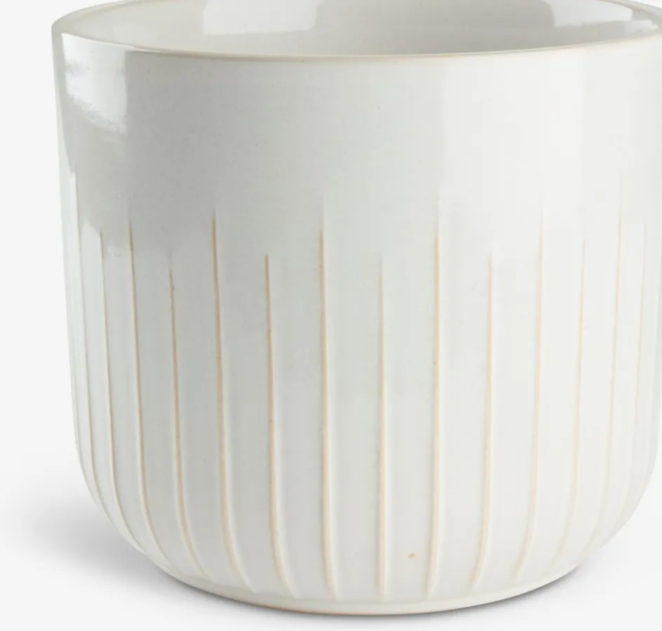 Sale KNUDSENMaceta KNUDSEN Ø20xA18cm blanco Macetas