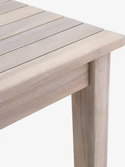 Clearance KOLLEN + TUERNEMesa KOLLEN L205 madera dura + 4 sillas TUERNE natural Conjuntos Mesa Y Sillas De Jardín