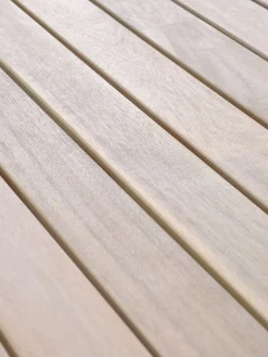 New KOLLENMesa de jardín KOLLEN A100xL205 madera dura Mesas De Jardín