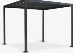 KONGEMOSEPérgola KONGEMOSE A3xL3xA2,36m negro Cenadores Y Pérgolas