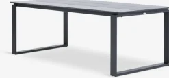 Clearance KOPERVIKMesa de jardín KOPERVIK A100xL215 gris Mesas De Jardín