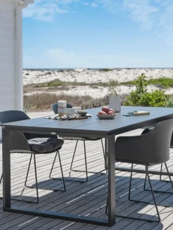 Clearance KOPERVIKMesa de jardín KOPERVIK A100xL215 gris Mesas De Jardín