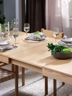 Discount KORSKROExtensión de mesa KORSKRO 100x55 2 unidades roble natural Mesas De Comedor|Extensores Para Mesas De Comedor